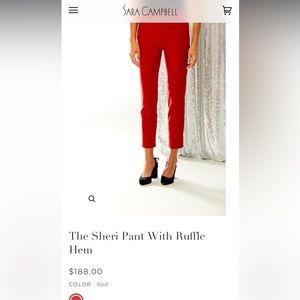 Sara Campbell Sherri Pants blue and white plaid *discontinued color!!*